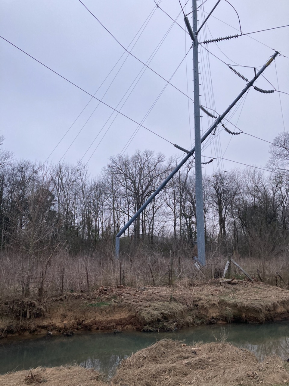broken pole